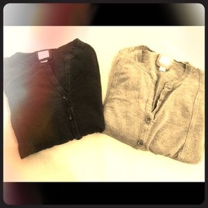 #2 (L)OLD NAVY BUTTON UP CARDIGANS